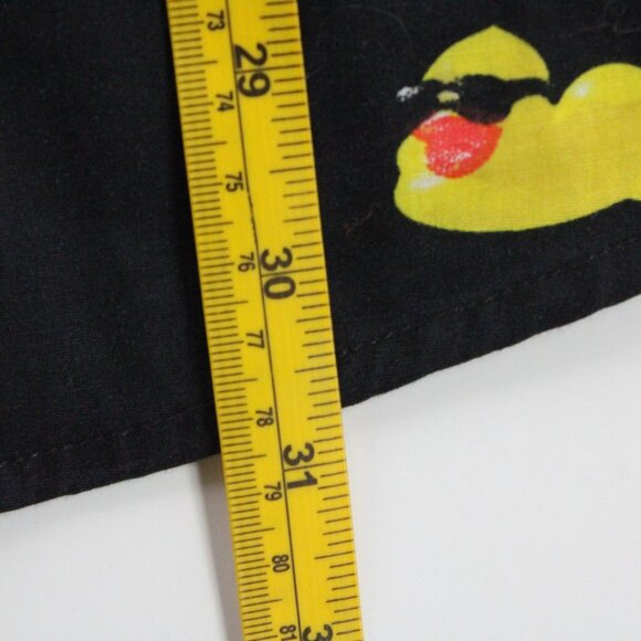 Vintage Molokai Surf Shirt Mens Black Short Sleeve Bath Duck Graphic Collared XL - Picture 9 of 9
